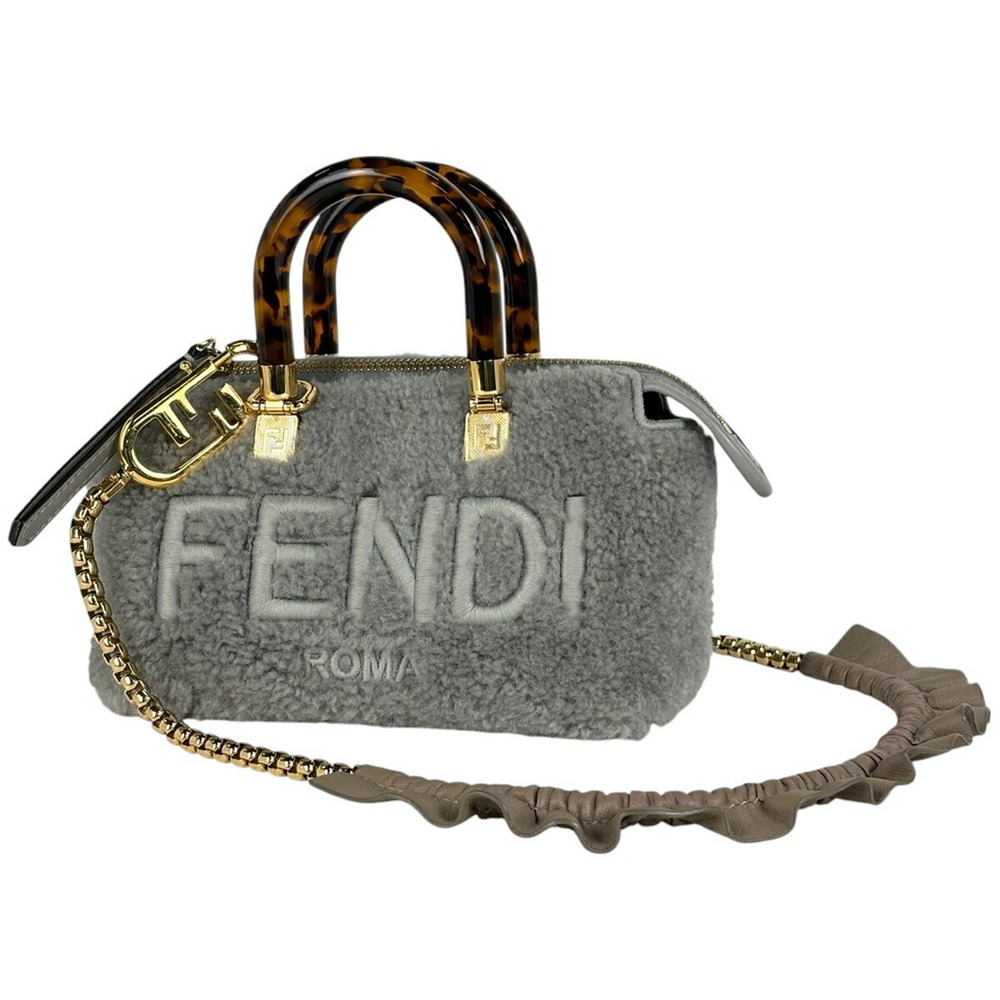 Fendi By The Way Handbag Shoulder Bag Demi Gray
